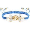 【送料無料】ブレスレット　アクセサリ—　クチュールブレスレットクラスタ32juicy couture bracelet friendship gem cluster blue 32