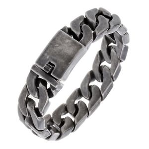 【送料無料】ブレスレット アクセサリ— チェーンブレスレットmens baclk chain bracelet heavy bling jewelr...