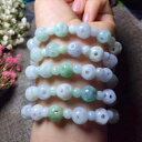 【送料無料】ブレスレット アクセサリ— 10mmストレッチブレスレッツ10mm natural jadeite jade stretch brace...