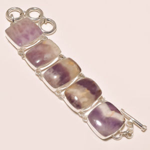 【送料無料】ブレスレット　アクセサリ—　unique amethyst sage 56 gm handmade jewelry bracelet8uniq..