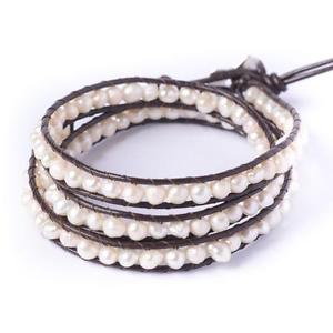 【送料無料】ブレスレット アクセサリ— 81stgenerationパール563ラインラップブレスレット81stgeneration pearl 56 silver tone 3 line wrap friendship bracelet