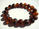 【送料無料】ブレスレット　アクセサリ—　バルトブレスレット16grround beads baltic amber bracelet 16gr
