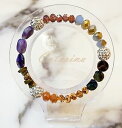【送料無料】ブレスレット アクセサリ- ハンドメイドブレスレットガラス handmade women jewerly lovely stering bracelet natural gemstone amp; glass 03