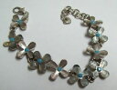 【送料無料】ブレスレット　アクセサリ—　ブライトンフラワーブレスレットパールターコイズbrighton flower bracelet mother of pearl turquoise amp; silvertone