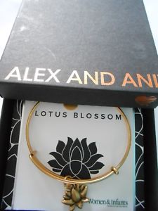 【送料無料】ブレスレット　アクセサリ—　アレックスブレスレットラファエリアンゴールドalex and ani woman and infants lotus blossom bracelet rafaelian gold nwtbc