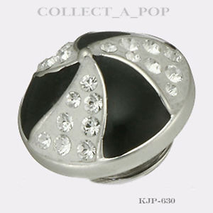 【送料無料】ブレスレット　アクセサリ—　スターリングシルバーエボニーauthentic kameleon sterling silver ebony pinwheel jewelpop kjp630