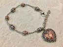 【送料無料】ブレスレット　アクセサリ—　ブライトンパークアベニューブレスレットピンクビーズbrighton park avenue bracelet pink leather heart and beads