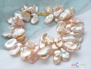 ̵ۥ֥쥹åȡꡡԥ󥯥ߥʥѡ֥쥹åp3773 2row 8 18mm pink lamina keshi reborn pearl bracelet