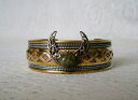 【送料無料】ブレスレット アクセサリ- カフブレスレットcrescent moon unakite cuff bracelet, wiccan pagan wicca witch witchcraft goddess
