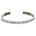 【送料無料】ブレスレット アクセサリ— カフブレスレットジェーンwomens famous womens quotes cuff bracelet ...