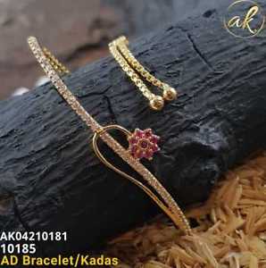 yzuXbg@ANZT?@CG[S[hbLuXbghigh quality ad stone yellow gold plated wedding bracelet ku83933