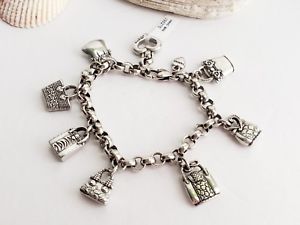 【送料無料】ブレスレット　アクセサリ—　ブライトンハンドバッグシルバーブレスレットbrighton handbag purse charm silver bracelet