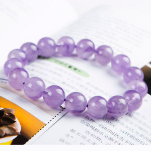 【送料無料】ブレスレット アクセサリ— ラベンダーアメジストクリスタルビーズブレスレットnatural lavender amethyst quartz crystal beads charming bracelet 12mm aaa