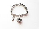 【送料無料】ブレスレット　アクセサリ—　ブライトンビビシルバーリンクブレスレットbrighton bibi heart charm silver link bracelet retired