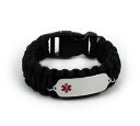 【送料無料】ブレスレット アクセサリ— カラーエンブレムウォレットカードブレスレットparacord medical id survival bra...