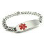 【送料無料】ブレスレット　アクセサリ—　myiddr womens pre lungdiseaseidブレスレットmyiddr womens pre engraved lung disease alert id bracelet