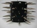 【送料無料】ブレスレット アクセサリ— スパイクブレスレットleather spiked bracelet death grind mdlb0213 burn victim(4)