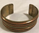 yzuXbg@ANZT?@JtXuXbgmixed metals wide cuff bracelet brass copper