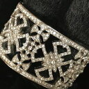 【送料無料】ブレスレット　アクセサリ—　カフマルタカフブレスレットsuzanne somers cuff maltese cross filigree cuff bracelet silvertone