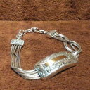 【送料無料】ブレスレット　アクセサリ—　ブライトンシルバーゴールドアクセントブレスレットbrighton 5 strand silver and gold accent bracelet