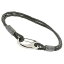 【送料無料】ブレスレット　アクセサリ—　グレーボロレザーヨーロッパラップブレスレットバッグgrey genuine braided bolo leather european wrap bracelet uk seller gift bag