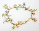 【送料無料】ブレスレット　アクセサリ—　テーマエナメルブレスレットkirks folly nautical mermaid animal themed goldden enamel charm anklet bracelet