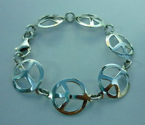 ̵ۥ֥쥹åȡ—󥰥Сԡ֥쥹å 925 sterling silver peace sign ...