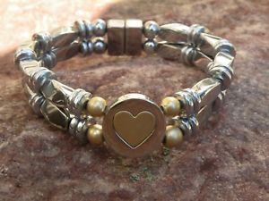 【送料無料】ブレスレット　アクセサリ—　メンズウィメンズシルバーヘマタイトブレスレットスライダmen..