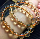 【送料無料】ブレスレット アクセサリ— ブレスレットジュエリーnatural yellow quartz crystal ball bracelet jewelry2093(4)