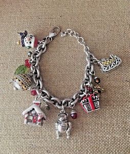 【送料無料】ブレスレット　アクセサリ—　ブライトンブレスレットbrighton holiday frolic charm bracelet