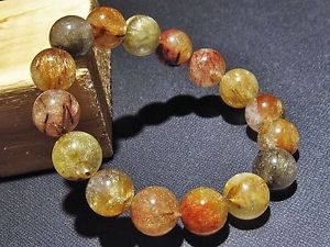 ̵ۥ֥쥹åȡ—ǥ饦ɥӡ֥쥹å13mm rare 4a natural golden rutil...