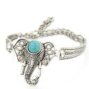 【送料無料】ブレスレット アクセサリ— デボヘミアンレトロチベットファティマas de33013 bohemian retro weinlese tibet silber eulen fatima zink legierung har(4)