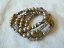 ̵ۥ֥쥹åȡꡡȥå֥쥹åȥɥСåѡȡץ饹åӡbeautiful stretch bracelet gold silver copper tone plastic beads 4 stand 1 12