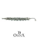 【送料無料】イタリアン　ブレスレット　カフファッションスチールbracciale donna alessia fashion acciaio braf08