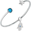 【送料無料】イタリアン ブレスレット カフファティマラメシックドロップmorellato bracciale donna drops scz991 mano di fatima brillantini elegante chic