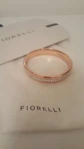 【送料無料】イタリアン ブレスレット サンダルスワロフスキーピンクゴールドメッキブレスレット