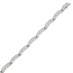 【送料無料】イタリアン　ブレスレット　スターリングシルバープリンセスキュービックジルコンテニスブレスレットdonna argento sterling 925 principessa zircone cubico braccialetto tennis