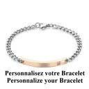 【送料無料】イタリアン　ブレスレット　ブレスレットローズbracelet rose prnom femme cret cadeau lamp;d