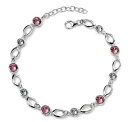 yzC^A@uXbg@XtXL[NX^uXbgsNX^[OVo[argento sterling elementi di swarovski crystal bracciale rosa, b4454