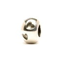 【送料無料】イタリアン ブレスレット オリジナルビーズtrollbeads original beads in argento stampo del cuore tagbe10050(4)