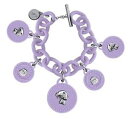 【送料無料】イタリアン　ブレスレット　ライラックカフops tresor bracciale lilla 5 monete opskbr507