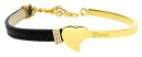 【送料無料】イタリアン　ブレスレット　ブレスレットゴールドレザーエキゾティックguess donna bracciale in pelle oronero exotic attitude ubs61026