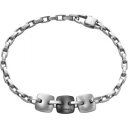 【送料無料】イタリアン ブレスレット ブレスレットステンレススチールブラックbracciale uomo breil blast tj1749 acciaio inossidabile satinato nero
