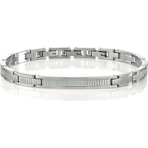 イタリアン　ブレスレット　ブレスレットブレスレットスチールプレートbracciale uomo sector basic szs37 bracelet acciaio nuovo piastra