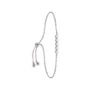 【送料無料】イタリアン　ブレスレット　ブレスレットアルジェントbracelet argent 925 rhodi chaine maille fort 08mm 5 zirconiums 3mm