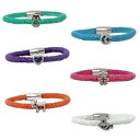 【送料無料】イタリアン　ブレスレット　カフオーガスタデワイヤbracciale razza augusta de carolis 1 filo colori vari con charm e cristalli