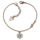 【送料無料】イタリアン　ブレスレット　ステンレススチールピンクゴールドカフguess bracciale da donna in acciaio inox armkette oro rosa ubb21547s