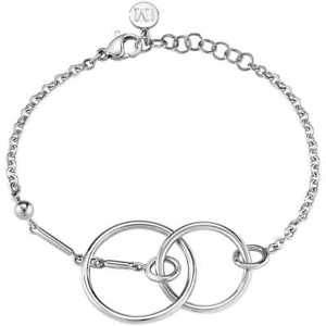 【送料無料】イタリアン　ブレスレット　ブレスレットスチールブレスレットbracciale morellato cerchi donna sakm17 acciaio bracelet