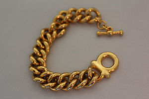【送料無料】イタリアン ブレスレット ビンテージクチュールブレスレットパリvintage guy laroche couture sign bracelet paris france ref 11