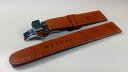 【送料無料】イタリアン ブレスレット ブレスレットディスbracelet montre en autruche vritable avec boucle deployante dispoen 18 et 20mm